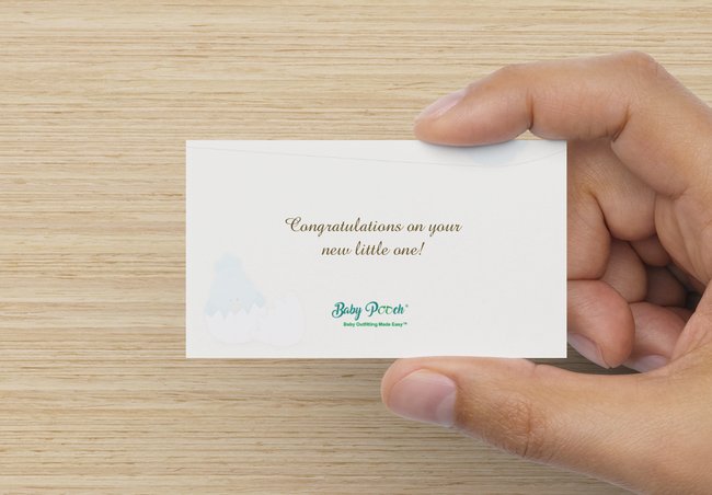 baby shower gift card message