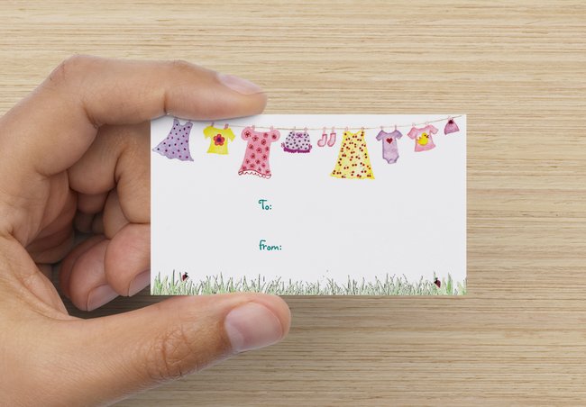 baby shower gift card message 
